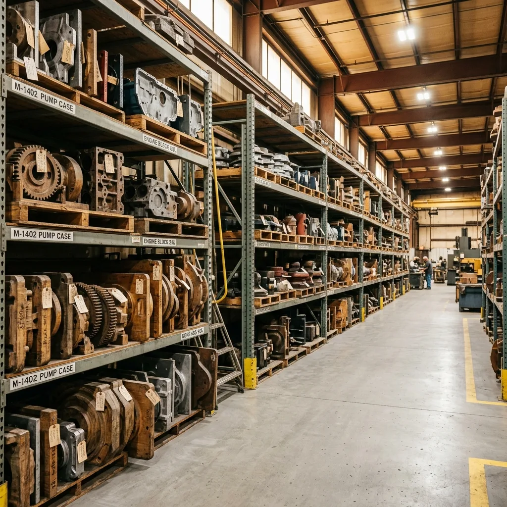 Setor de modelos da Servmetal: desenvolvimento e armazenamento de modelos para fundição